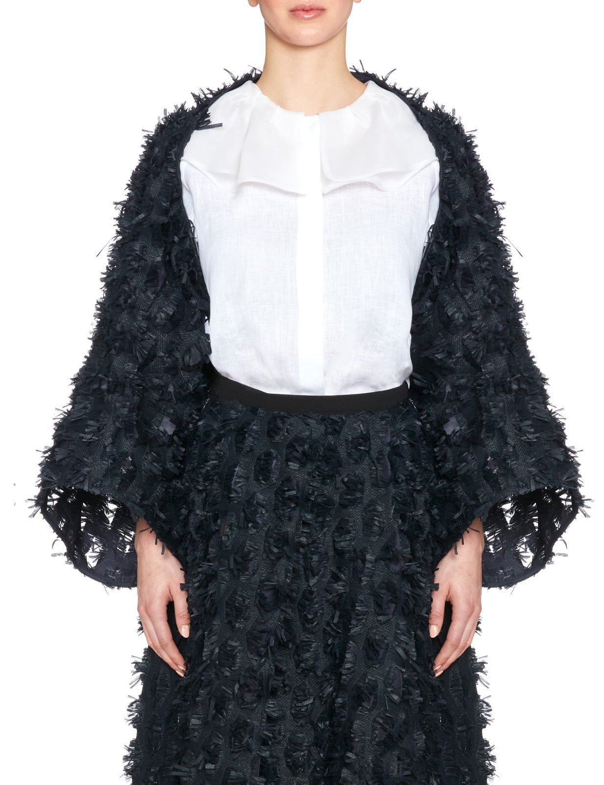 coprispalle rimmel frange blu - co.go - stola