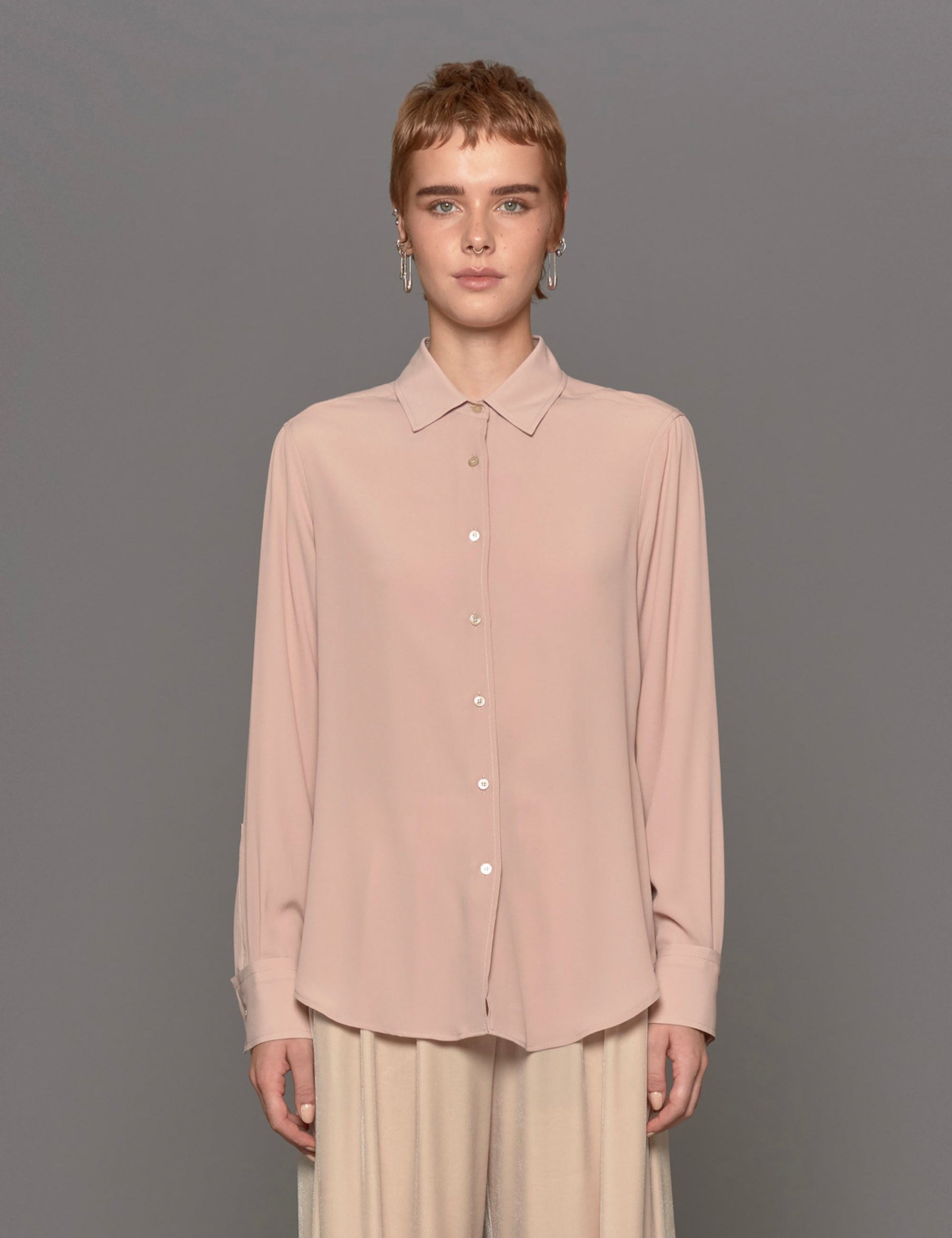 camicia misto seta antilope Frida SRL