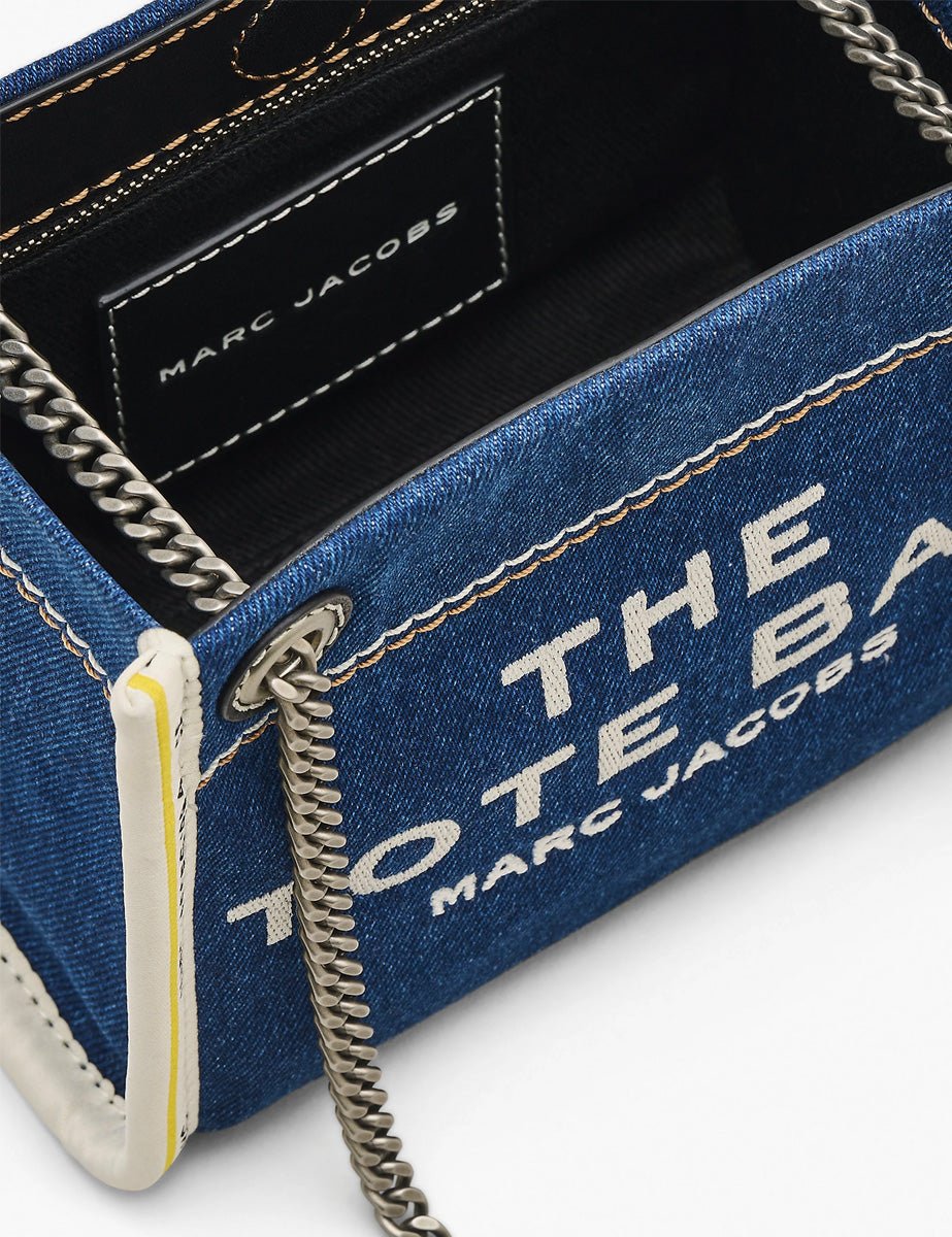 crossbody tote bag dark wash - Frida SRL
