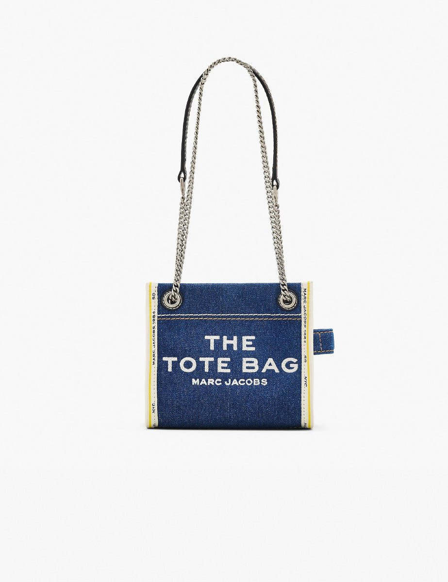 crossbody tote bag dark wash - Frida SRL