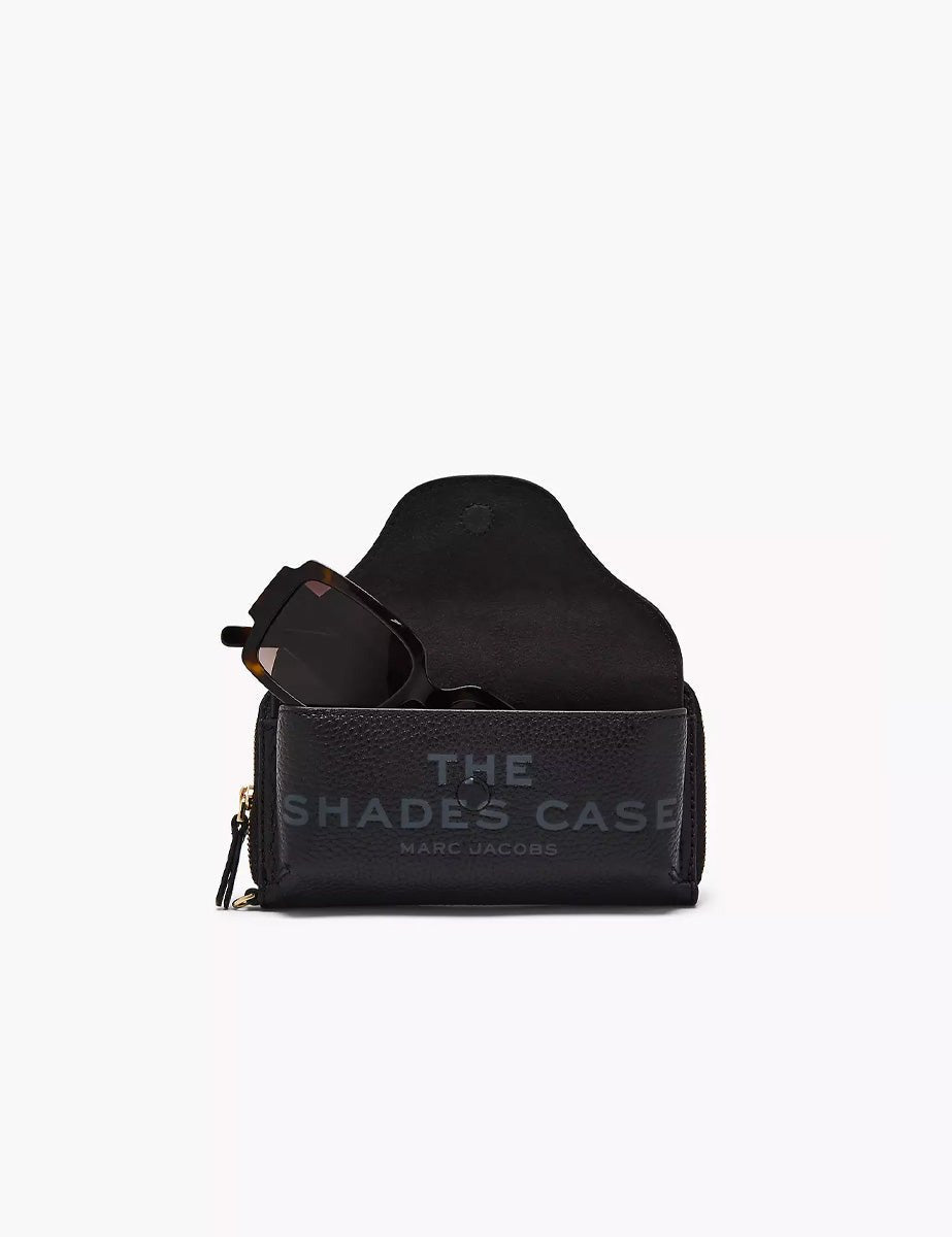 custodia occhiali pelle nero - Frida SRL