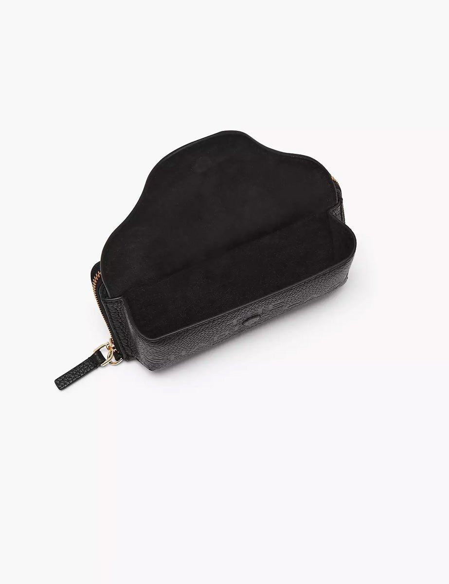custodia occhiali pelle nero - Frida SRL