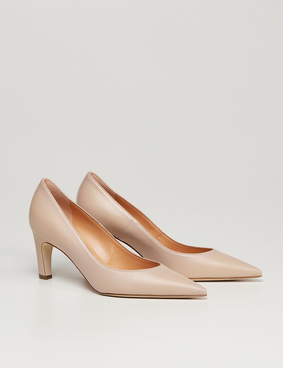 decollete beige - lella baldi - decollete tacco