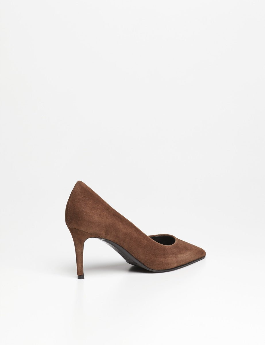 decollete camoscio marrone - Frida SRL