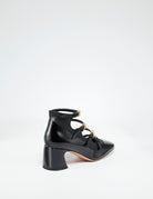 decollete cinturini vernice nero - Frida SRL