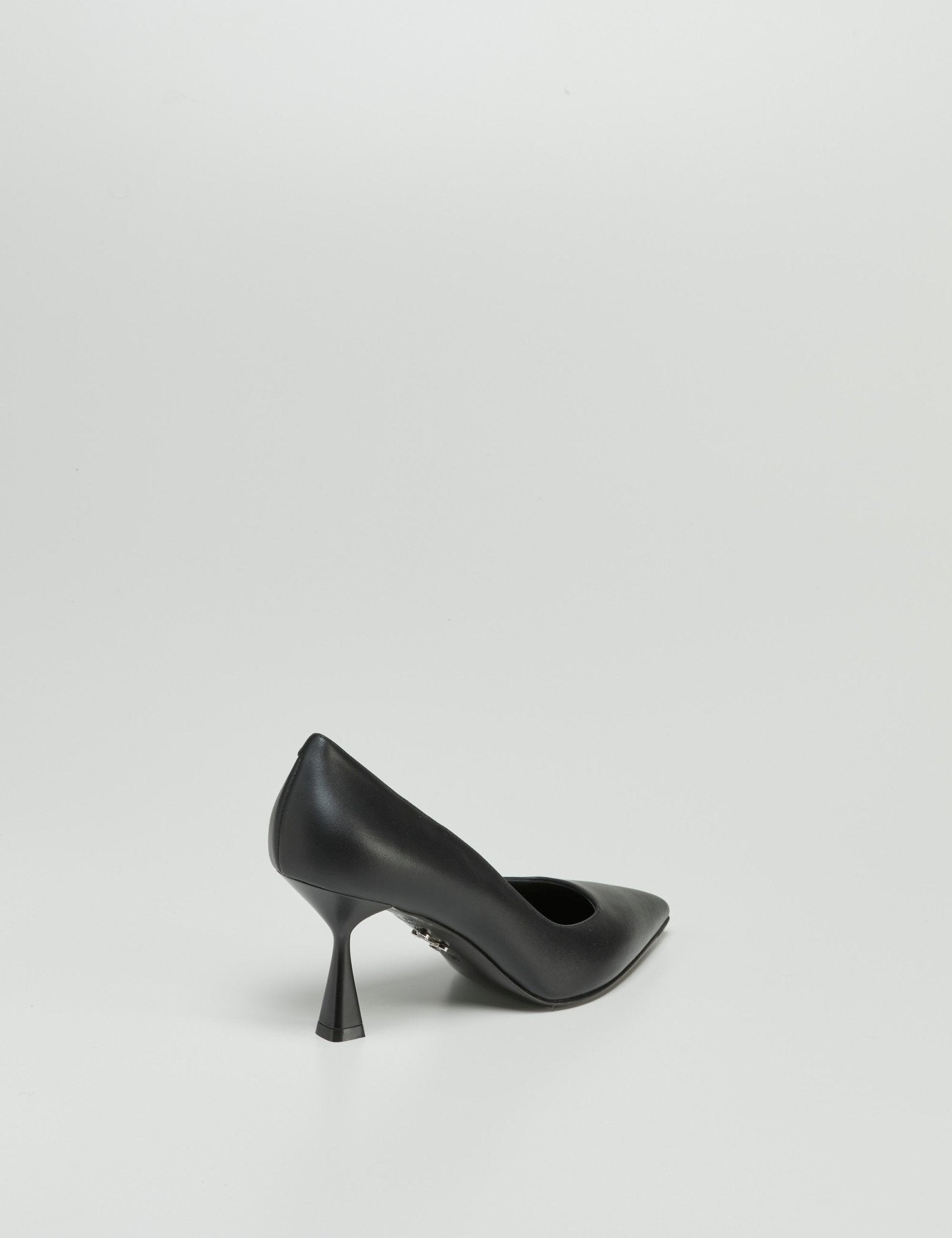 decollete tacco nero - sergio levantesi - decollete tacco