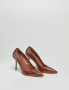 decollete tacco vernice avana - Frida SRL