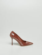 decollete tacco vernice avana - Frida SRL