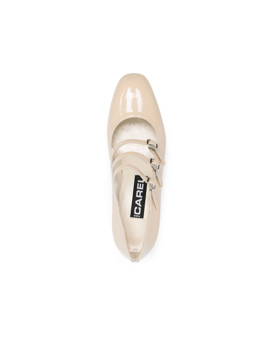 decollete vernice beige - carel paris - mary jane