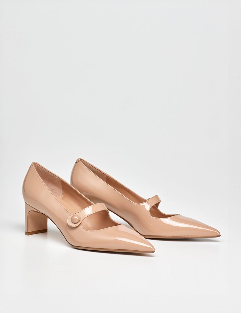 decollete vernice nude - Frida SRL