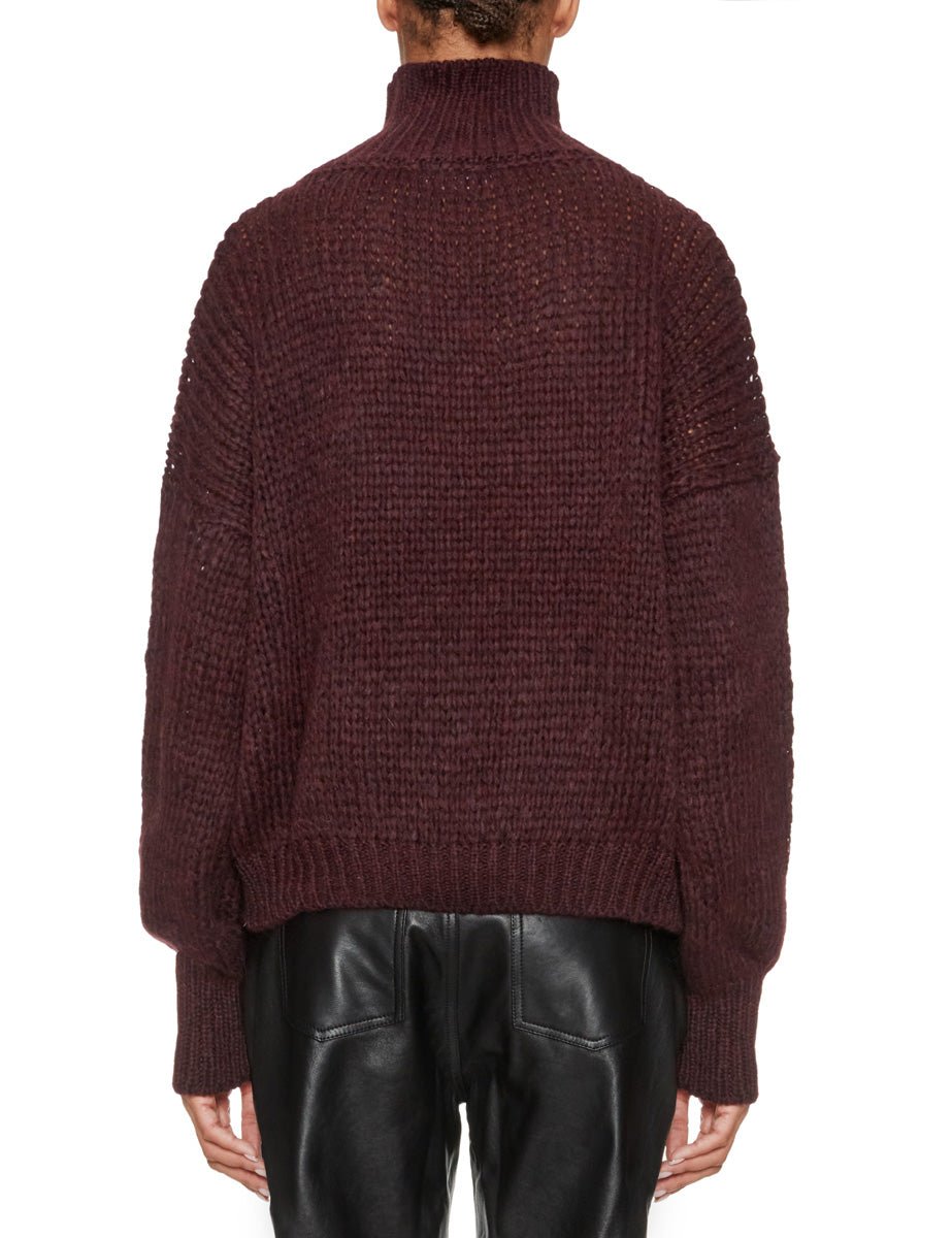 dolcevita baby alpaca bordeaux - roberto collina - pullover