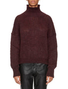 dolcevita baby alpaca bordeaux - roberto collina - pullover