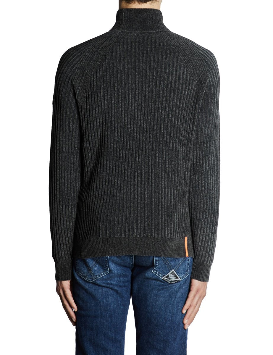 dolcevita costa ciniglia grigio - rrd - pullover