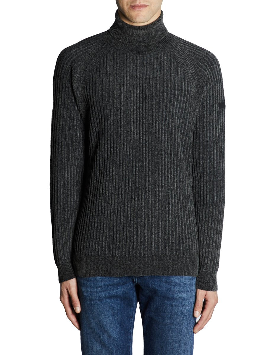 dolcevita costa ciniglia grigio - rrd - pullover