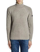 dolcevita costa ciniglia taupe - rrd - pullover