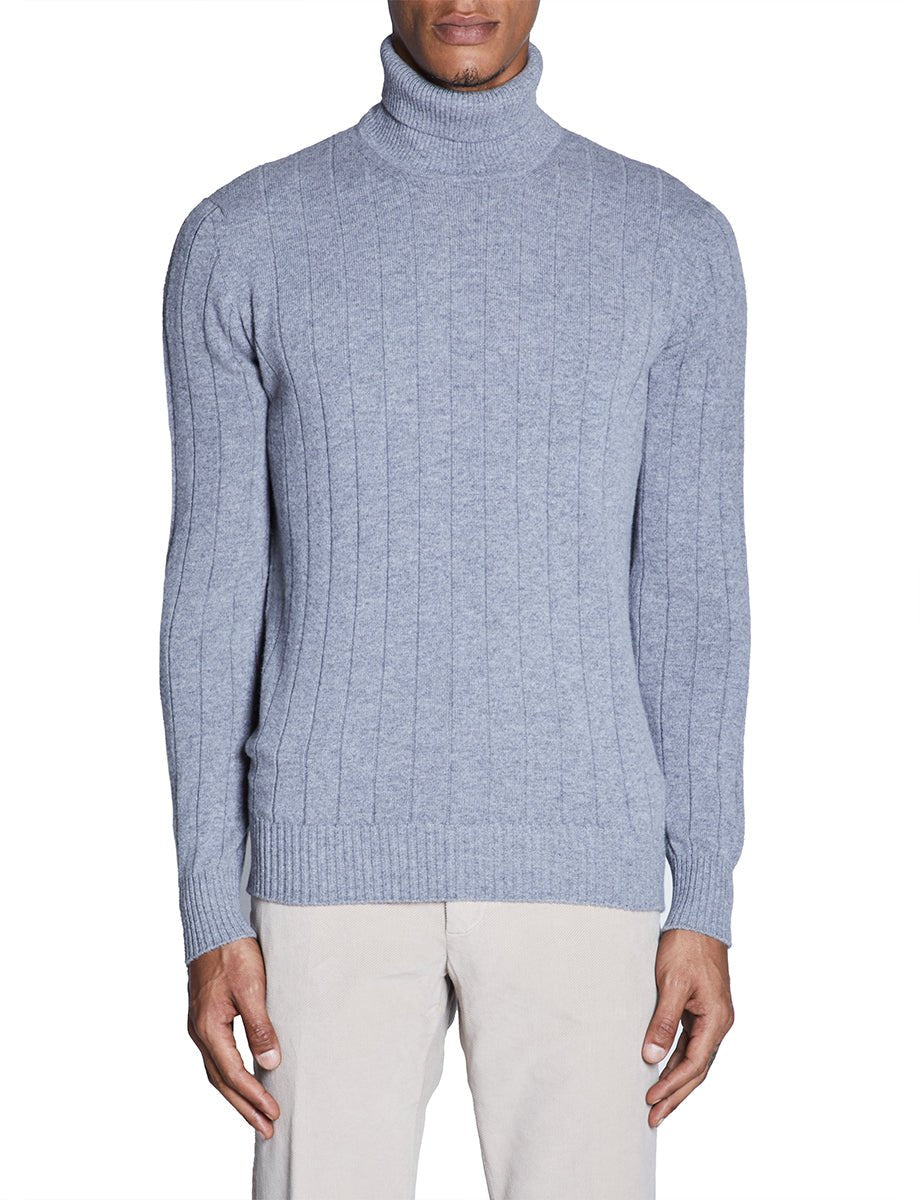 dolcevita costa piatta grigio chiaro - jurta - pullover
