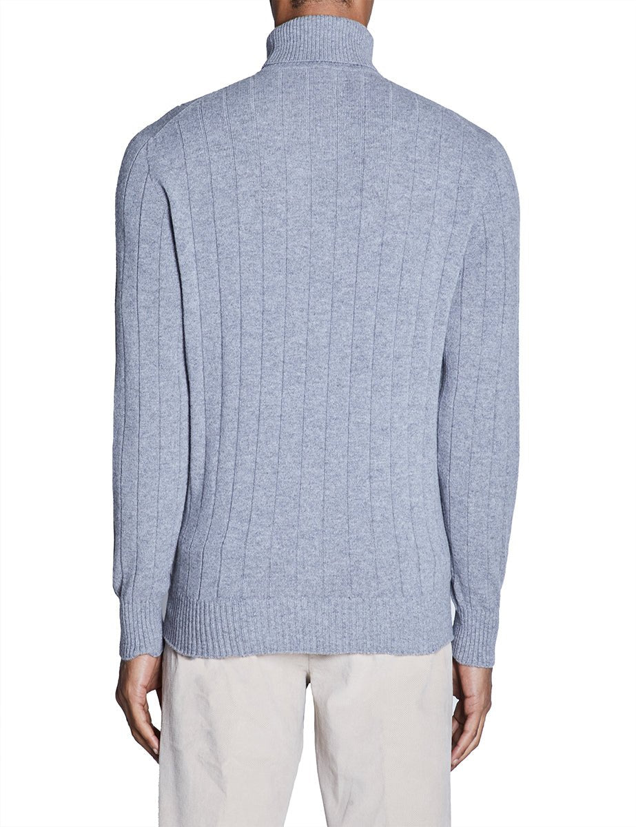 dolcevita costa piatta grigio chiaro - jurta - pullover