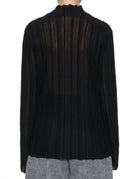 dolcevita coste in rilievo nero - alysi - maglia