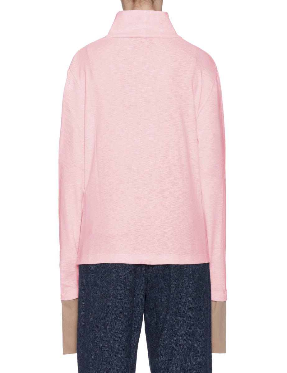 dolcevita jersey rosa - jejia - pullover
