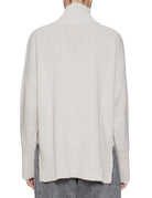 dolcevita lana cashmere over meringa - roberto collina - pullover