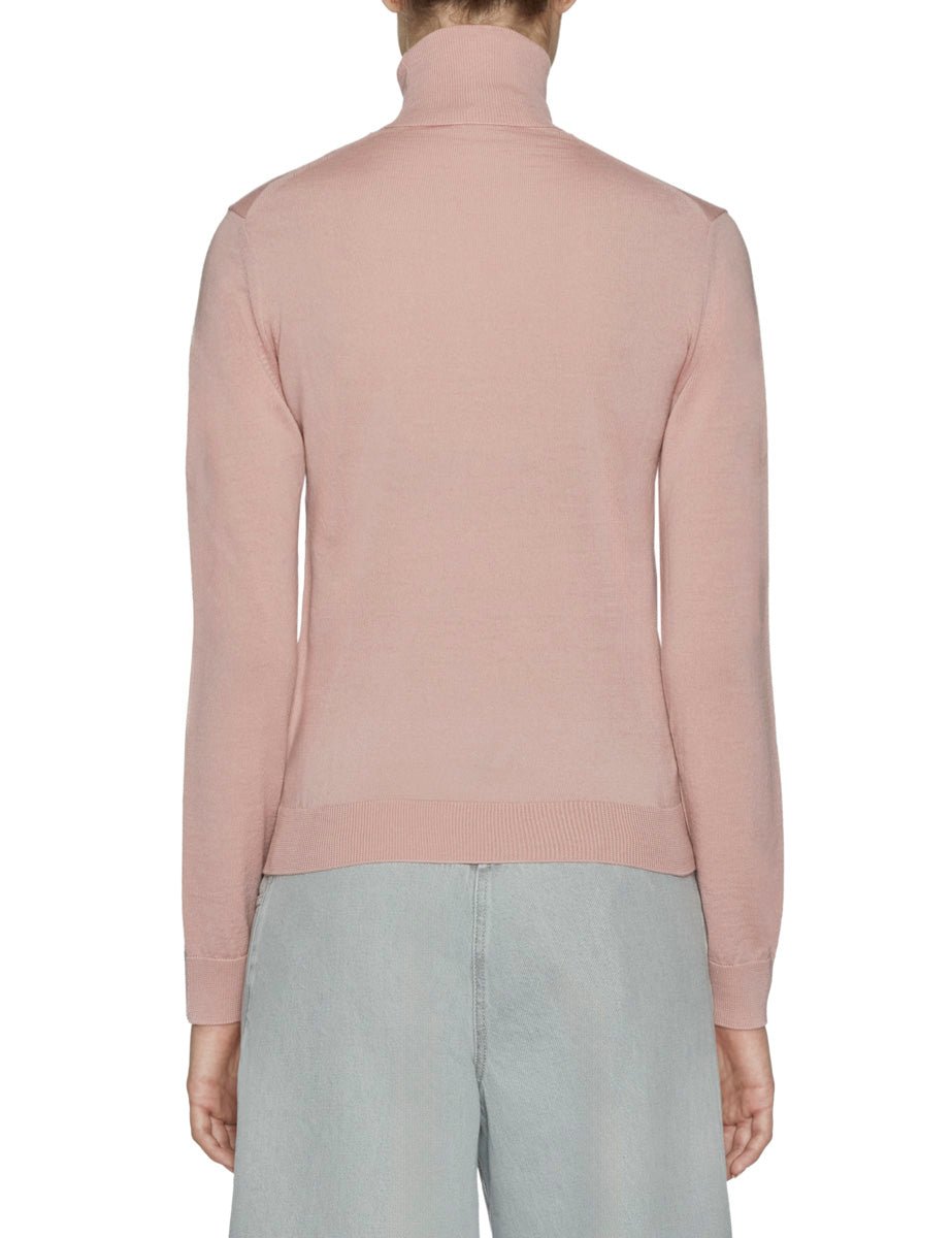dolcevita lana rosa polvere - Frida SRL