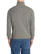 dolcevita lana vanise grigio noce - bob - pullover