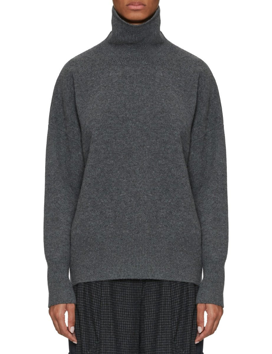 dolcevita over lana grigio melange - rohe - pullover