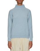 dolcevita regular fit azzurro - slowear - pullover