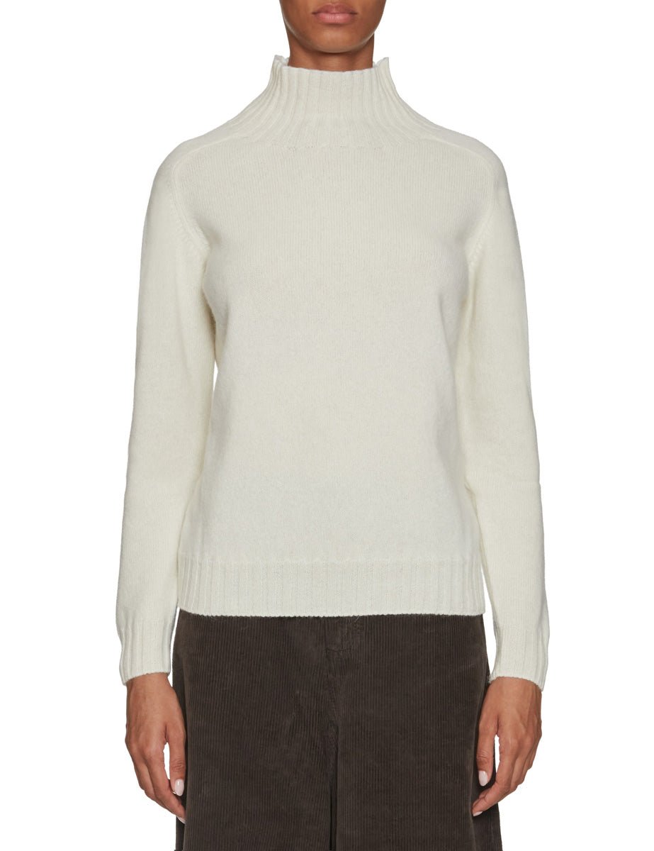 dolcevita regular fit bianco - slowear - pullover