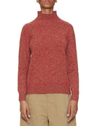 dolcevita regular fit rosso nocciola - slowear - pullover