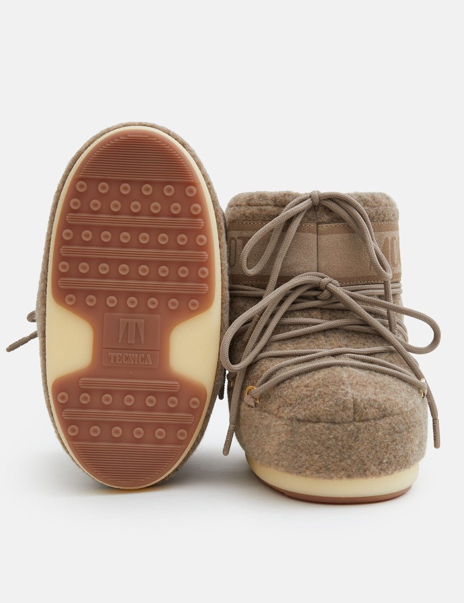 doposci icon low felt beige melange - Frida SRL