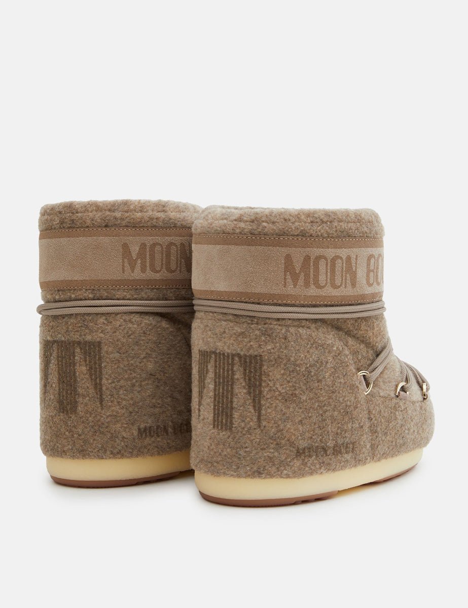 doposci icon low felt beige melange - Frida SRL