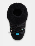 doposci low suede beads black - Frida SRL