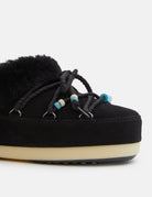 doposci low suede beads black - Frida SRL