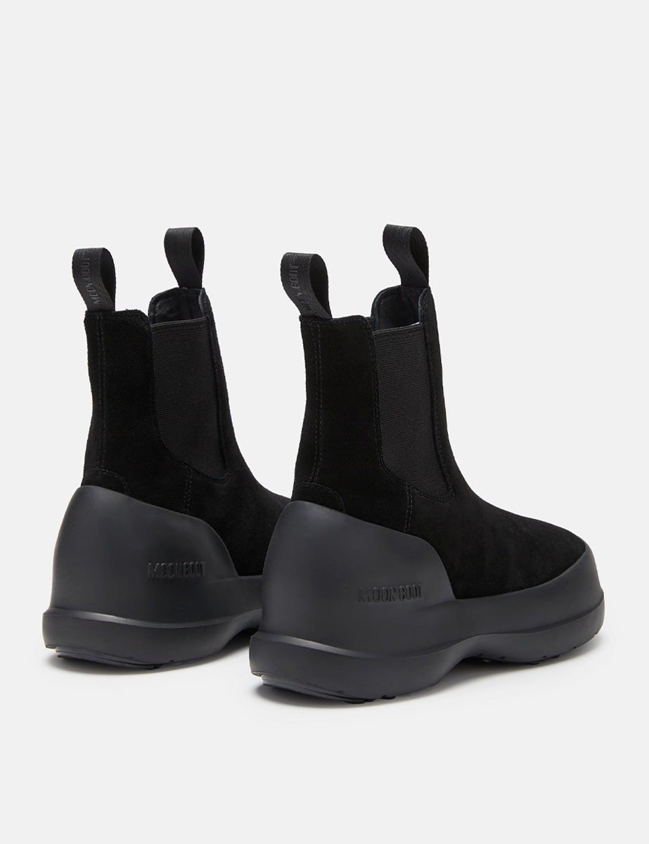 doposci luna chelsea suede nero - moon boot - doposci