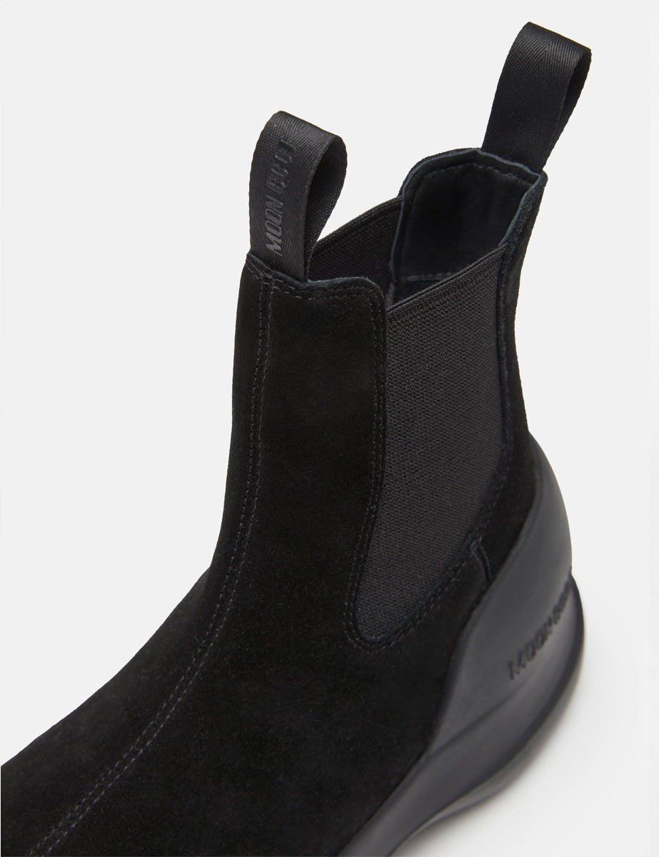 doposci luna chelsea suede nero - moon boot - doposci