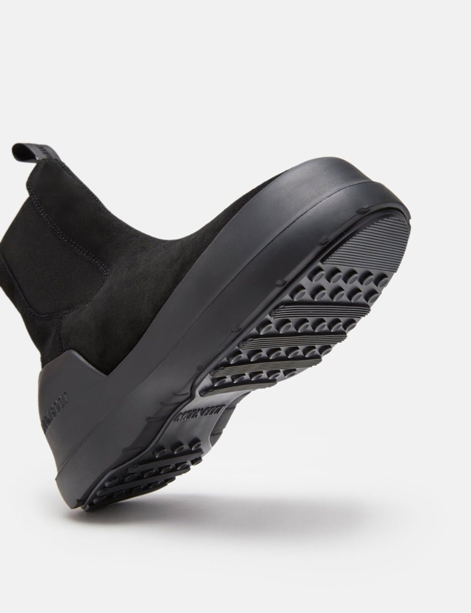 doposci luna chelsea suede nero - moon boot - doposci