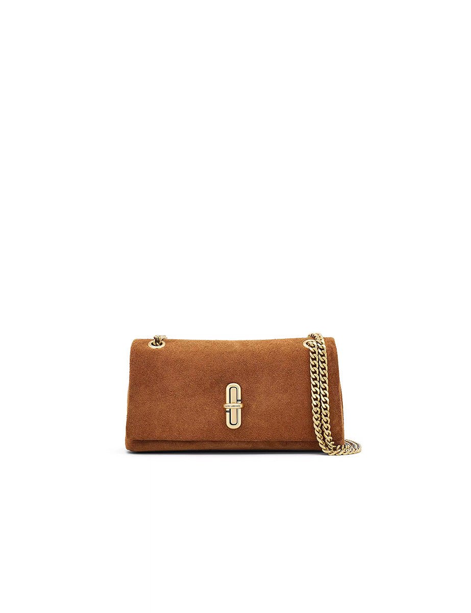 dual chain mini bag suede copper - marc jacobs - clutch