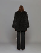 ecopelliccia caban nero - vivetta - pelliccia