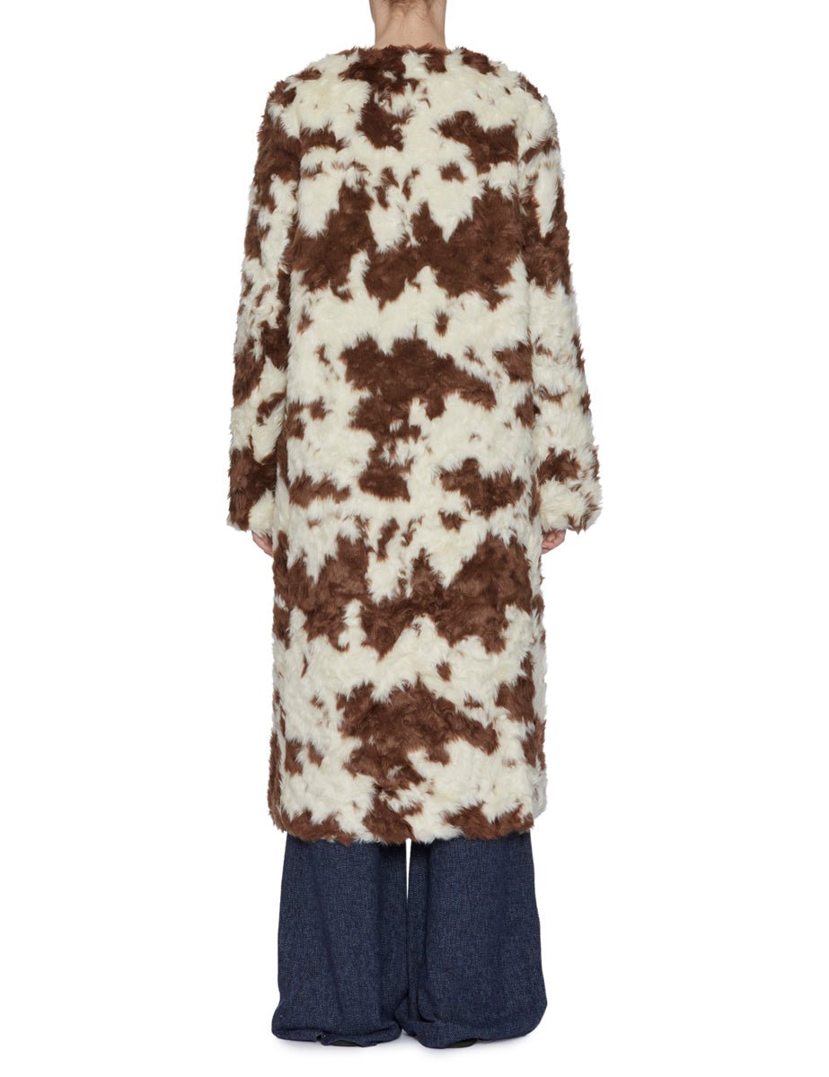 ecopelliccia jacob fantasia vanilla brown - molliolli - pelliccia