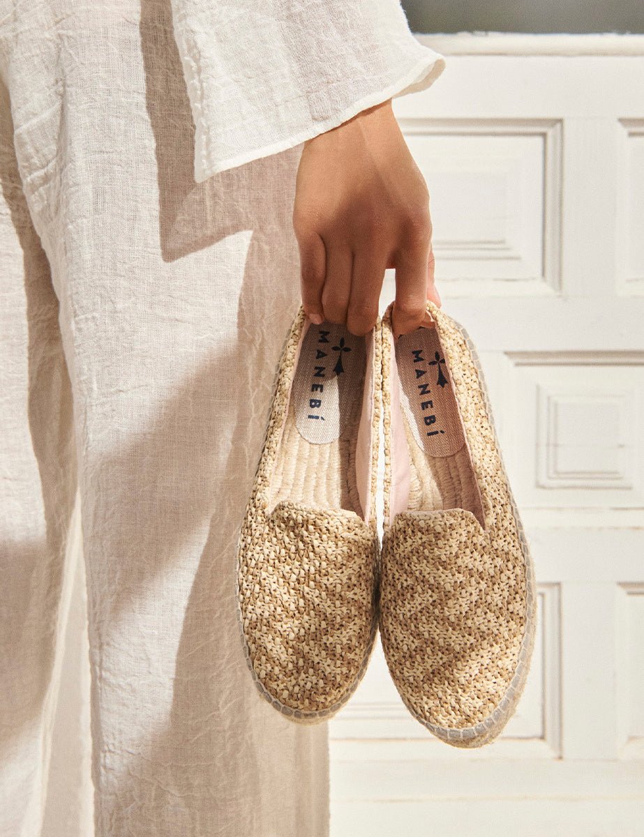 espadrillas crema naturale - maneb� - ballerina