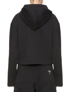 felpa cappuccio sciarpa black - plan c - felpa