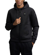 felpa cappuccio thermo colby nero - blauer - felpa