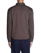 felpa emanuel full zip demitasse - selected - felpa