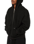 felpa full zip black - huf - felpa