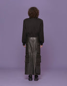 felpa girocollo logo nero - Frida SRL