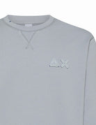 felpa girocollo vintage broken grigio chiaro - Frida SRL