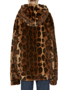 felpa kate over leopardata - jejia - felpa