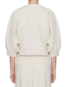 felpa maglia girocollo cream - beatrice b - felpa