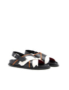 fussbet intarsio nero - plan c - ciabatta